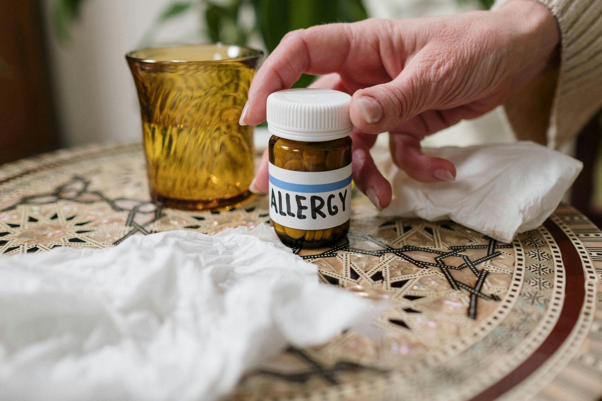 how to get rid of an allergic reaction