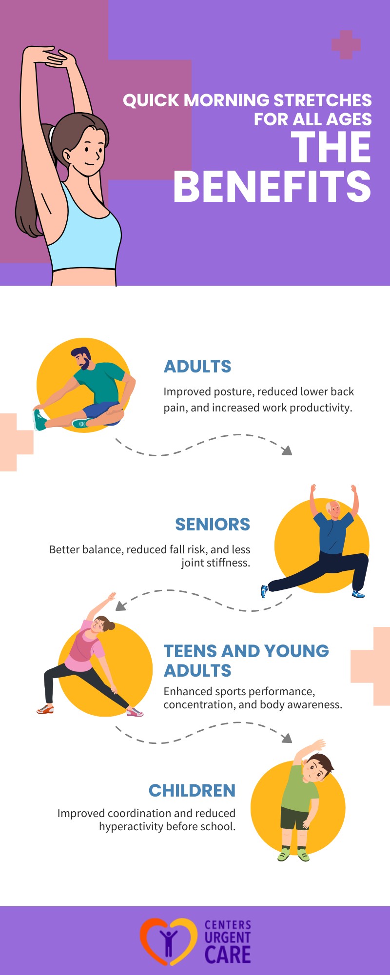 quick morning stretches