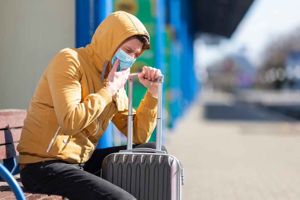 man with surgical mask outdoor 1