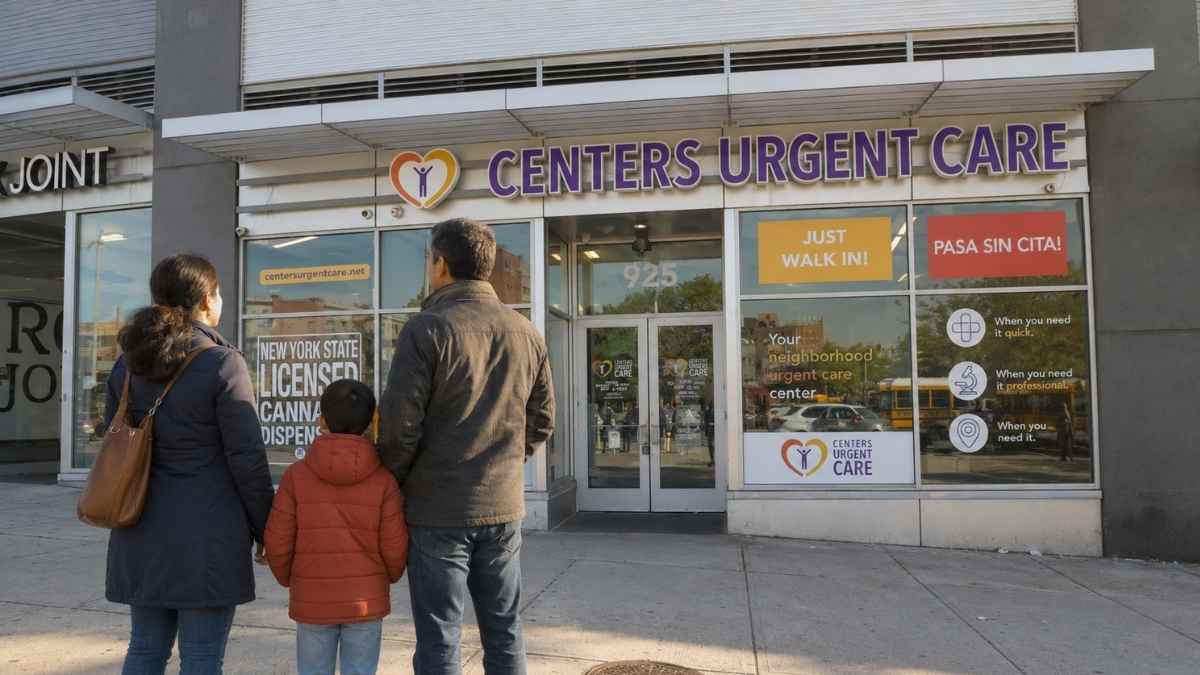 family-with-child-approaching-flu-shot-brooklyn-clinic